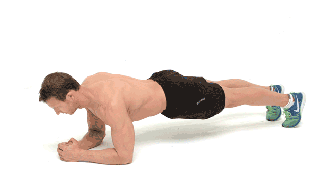 ejercicio de plancha para abdominales